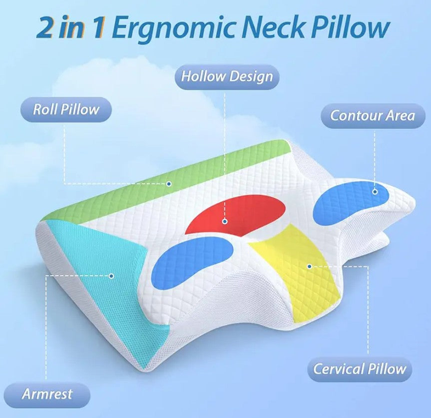 Orthopedic pillow for neck pain